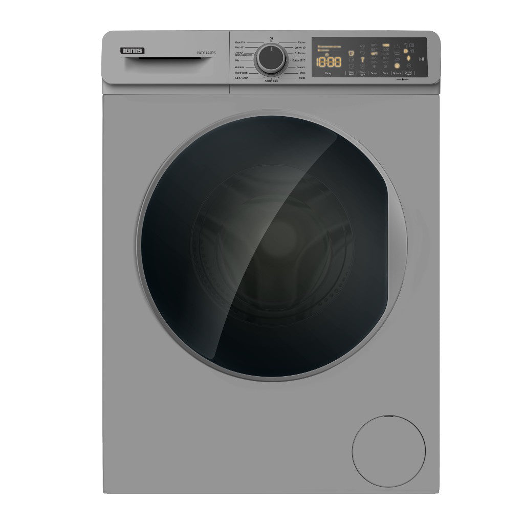 IWD1496RS / IGNIS WASHER-DRYAER Silver  Safety system 9KG Washer 6KG Dryer A+  1400 rpm A+ / SILVER / 9+6KG