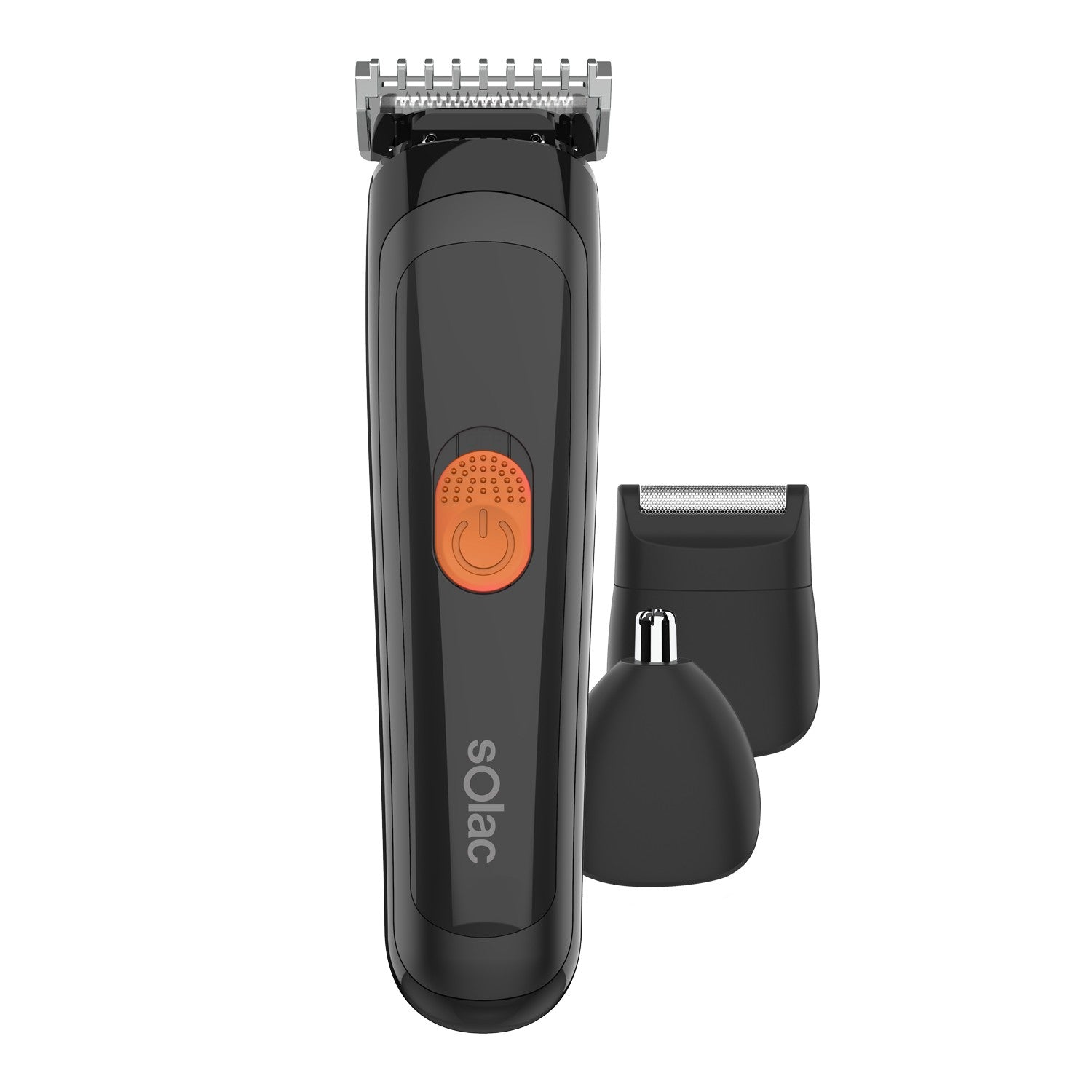 CP-7397 / Solac SHAVER black lethuiom battry / 10 degrees /stanlessteel blades / ear and nosie shave black / 10 c / BLACK