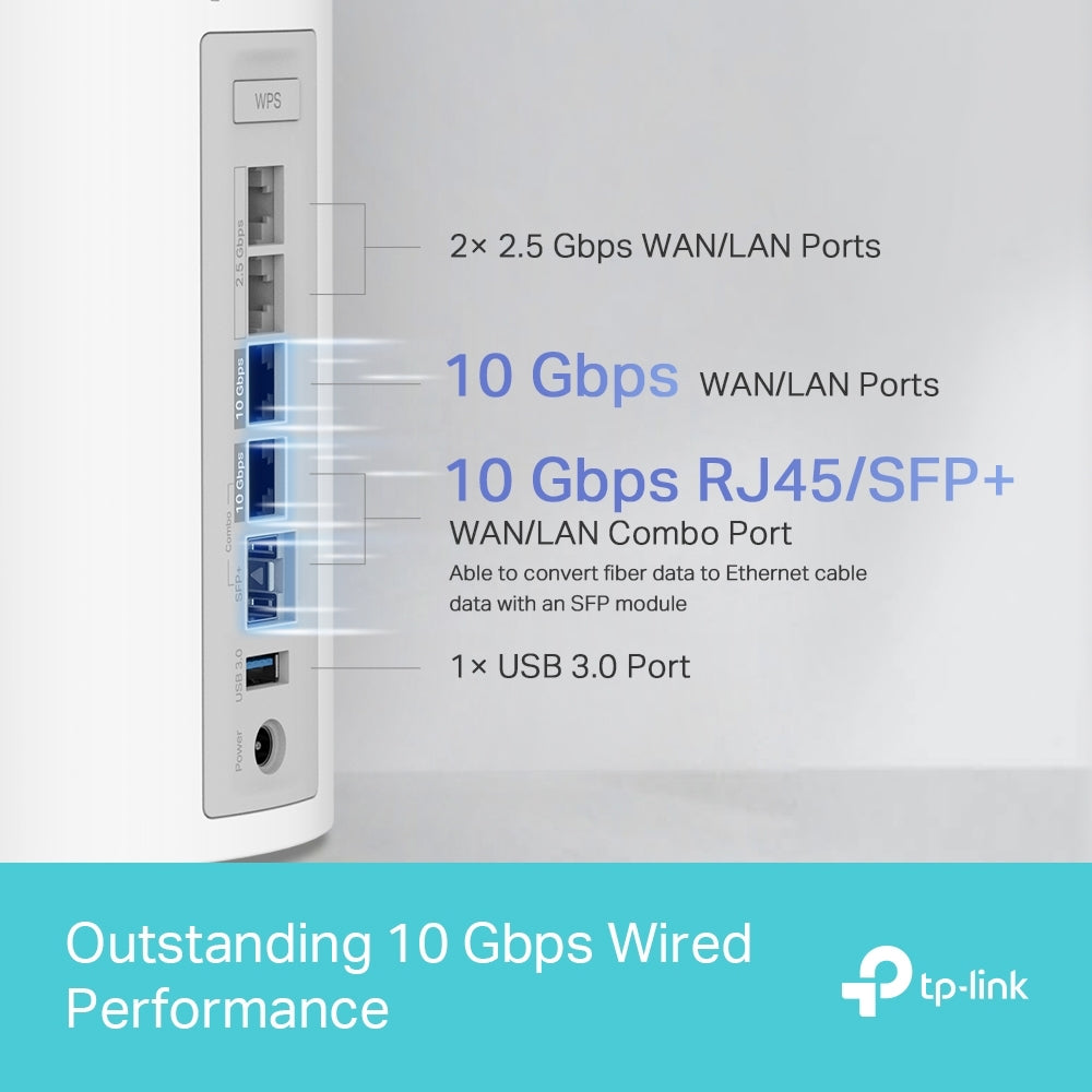 Deco BE85(1-pack) / TP-Link BE19000 Whole Home Mesh Wi-Fi 7 Unit(Tri-Band), White, SPEED: 1376 Mbps