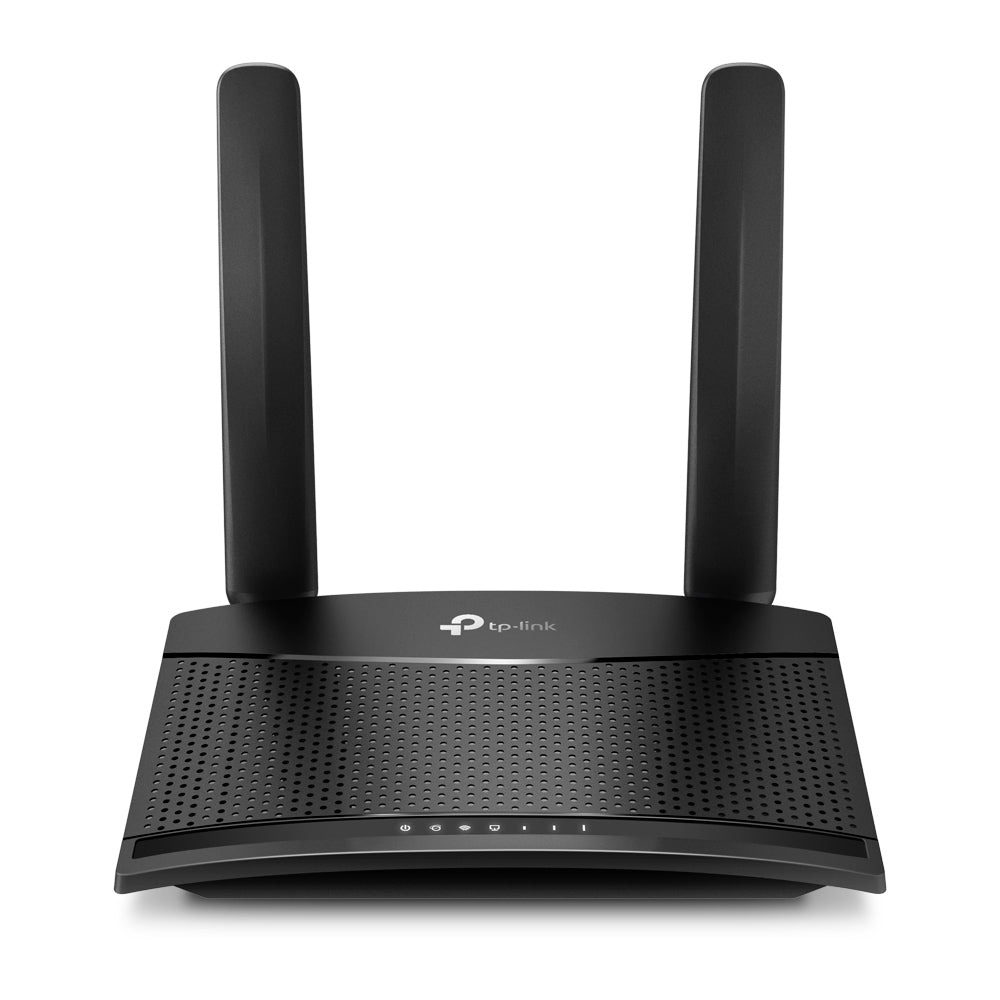 TL-MR100 / TP-Link 300Mbps Wireless N 4G LTE Router, Black, Build-In 150Mbps 4G LTE Modem, SPEED: 30