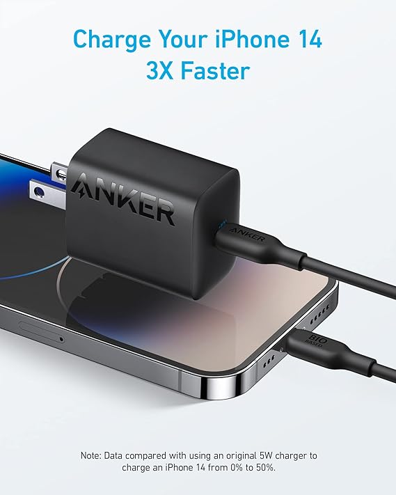 A2640L11/Anker 312 Charger (30W) Black-194644145972 Plug / Black / 312 Charger 30W