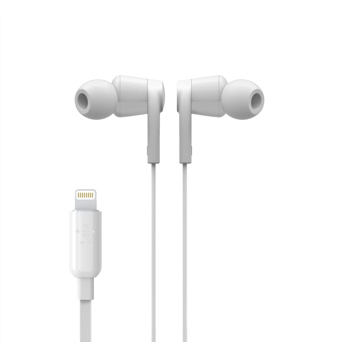 G3H0001btWHT/Belkin SOUNDFORM™ Headphones with Lightning Connector, White Headphones / White / Headphones with Lightning Connector, White