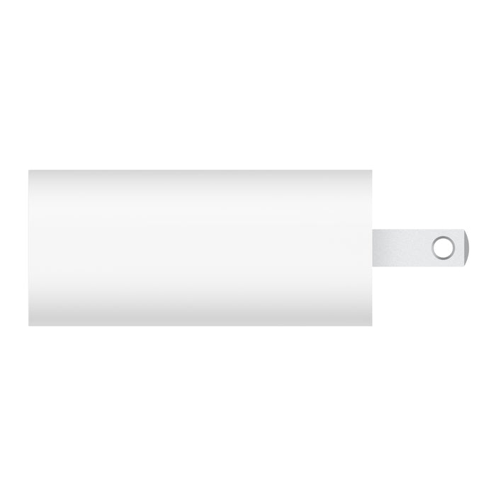 WCA004vfWH/Belkin 25W USB-C PD Wall Charger with PPS for SAMSUNG and APPLE Plug / White / B-C PD Wall Charger with PPS for SAMSUNG and APPLE
