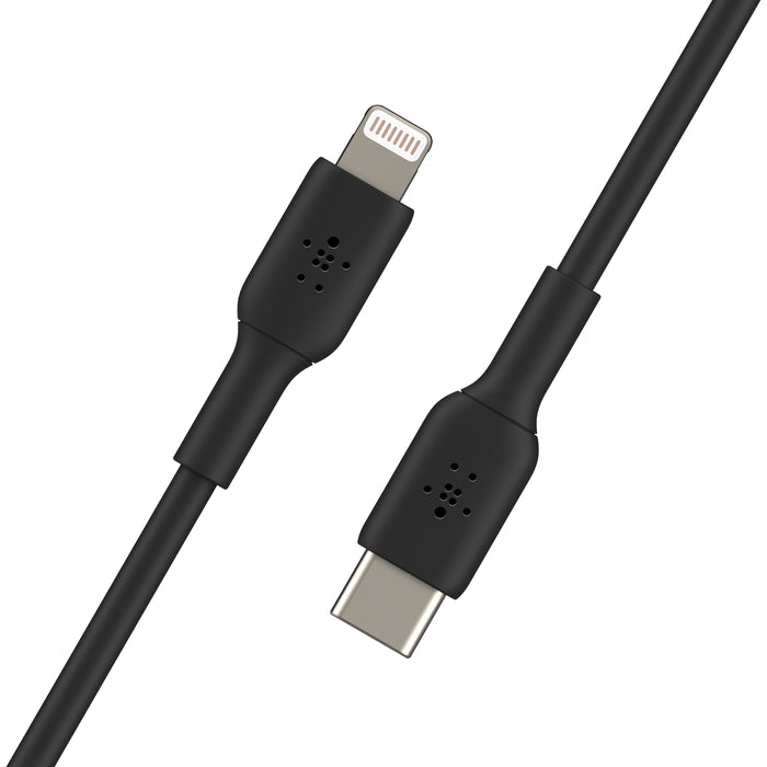 CAA003bt1MBK/Belkin BOOST CHARGE™ Lightning to USB-C Cable, 1M, Black Cable / Black / Lightning to USB-C Cable, 1M