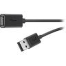 F3U153bt1.8M/Belkin USB2.0 A - A Extension Cable 1.8m Cable / Black / USB2.0 A - A Extension Cable 1.8m