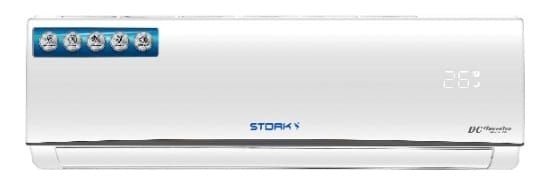 AC-ST12 / STORK , Air Condition 1 Ton A++ DC INVERTER , Hidden Digital Display White 1200 BTU / YES / YES