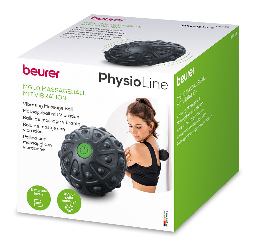 MG 10 / Beurer Massage ball with vibration black,The massage ball for all muscles is suitable for tr MESSAGER / 2 VIBERATING SETTING