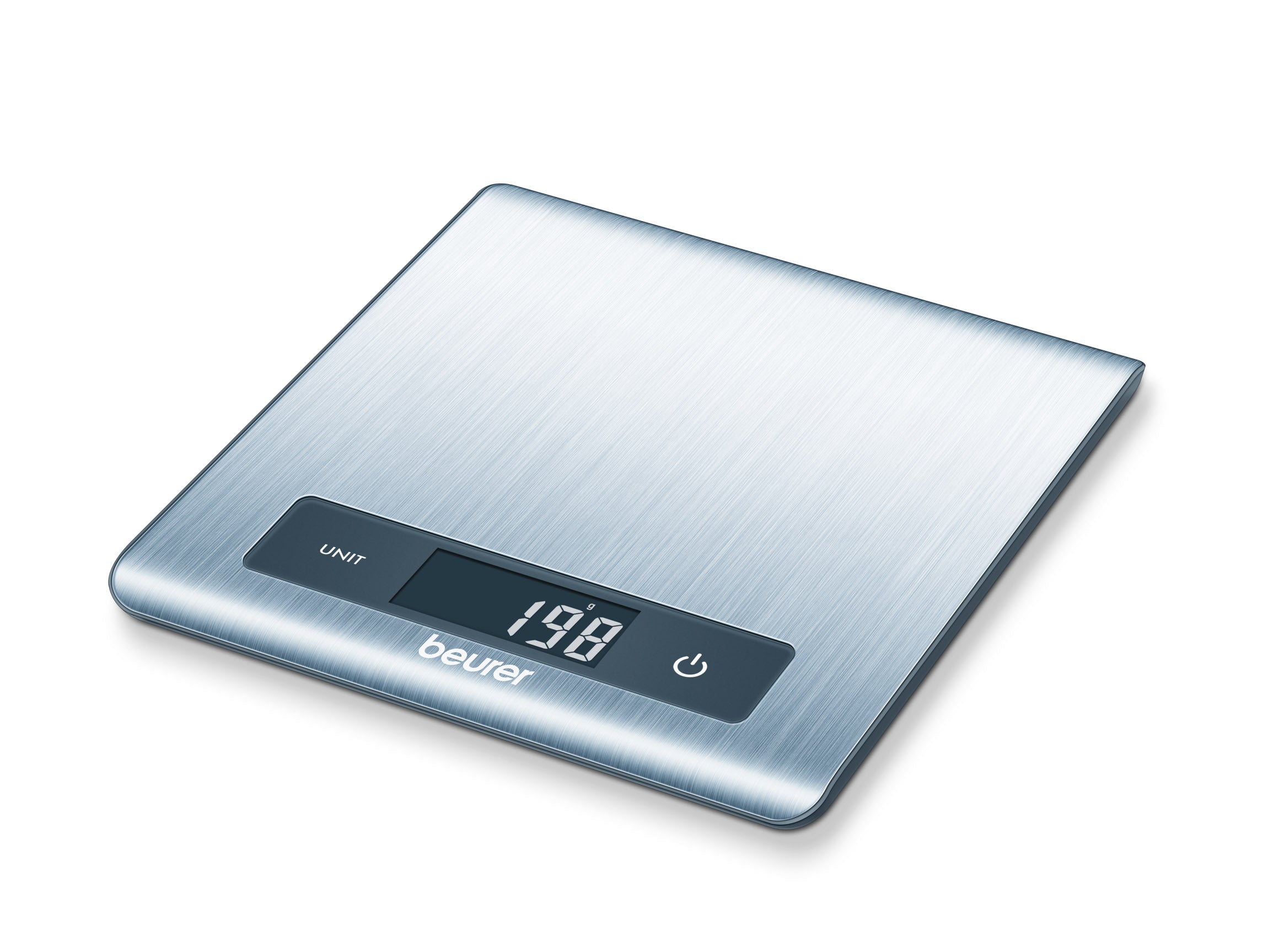 KS 51 / Beurer Kitchen Scale silver, A kitchen scale with an easy-to-clean painted surface, made of SILVER / 5 G