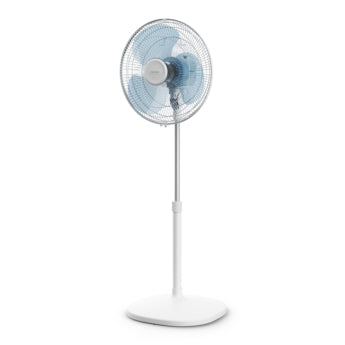 TE VF4410G2 / Tefal Stand Fan,  powerful and quiet all at once, With three adjustable speeds, WHITE 16" / WHITE / STAND